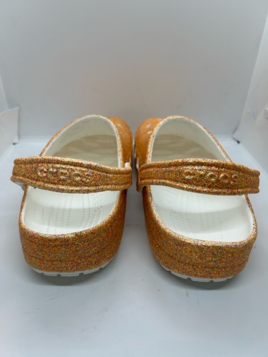 CROCS Men’s CLASSIC GLITTER ORANGE SORBET ? CLOGS SANDALS SHOES Sz 11 main image 4